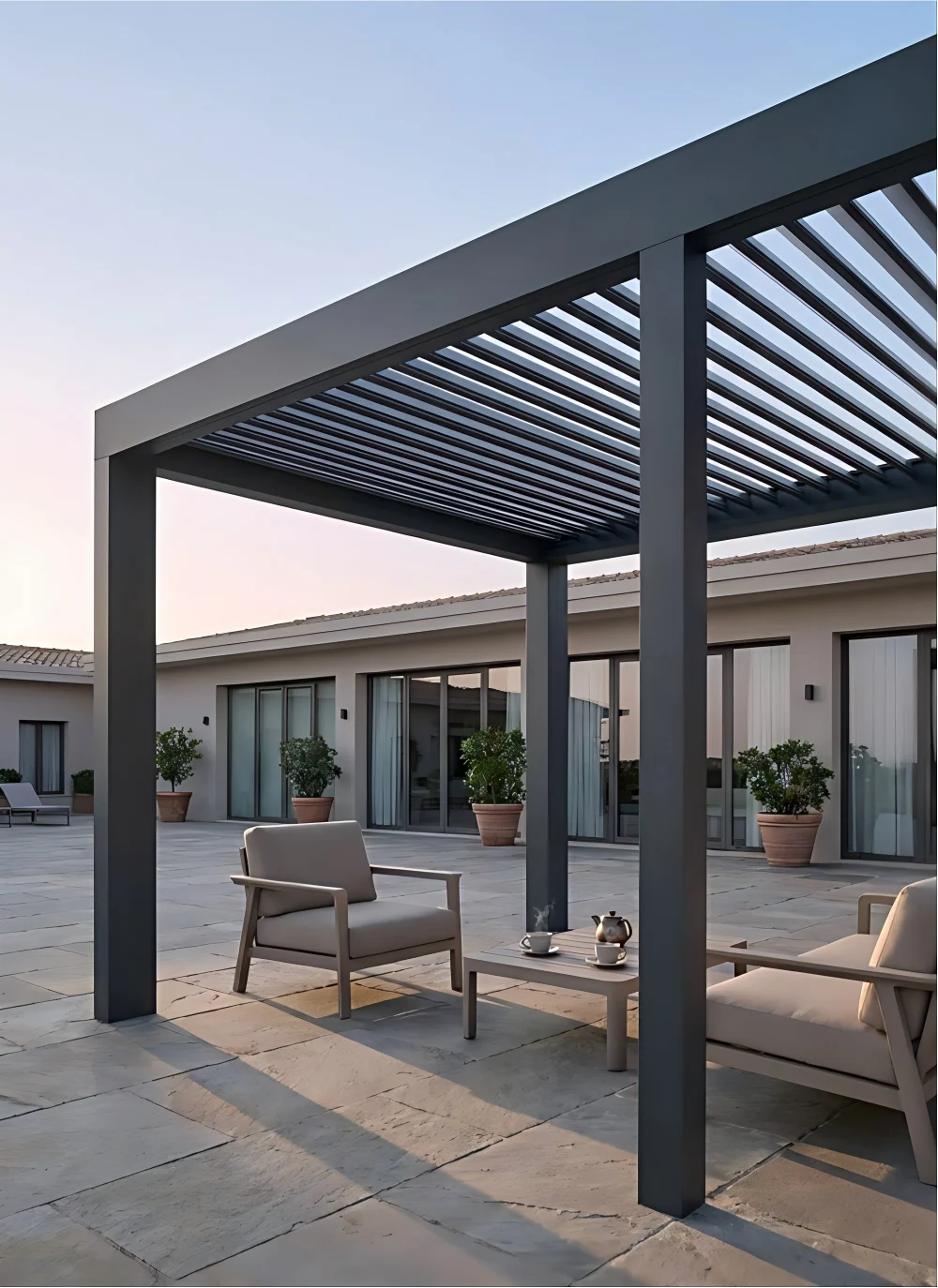 High Quality Aluminum Alloy Frame Resistant To Corrosion Outdoor Garden Pavilion with LED Lighting Party Gazebo Leisure Pergola