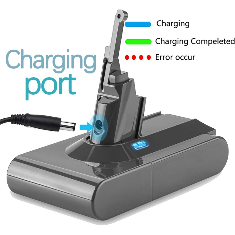100% Original DysonV8 3800mAh 21.6V Battery for Dyson V8 Absolute /Fluffy/Animal Li-ion Vacuum Cleaner rechargeable Battery