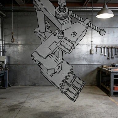 Diesel Engine High-Pressure Common Rail Injector Stand Disassembly & Assembly Tool with Nozzle Fixing Support for Repair