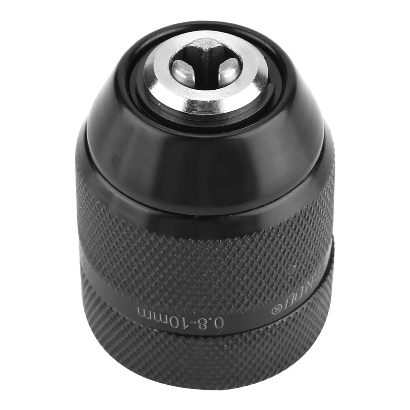 3/8 Inch Thread Drill Chuck 0.8-10mm Keyless Metal Chuck Self Tightening Replacement for Hand Electric Drill Tools