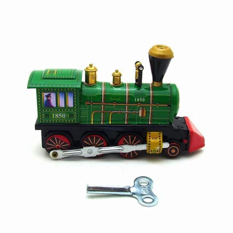 Train Wind Up Toy Clockworks Toy Locomotive Toy Train Toy Tin Car Toy Wind Up