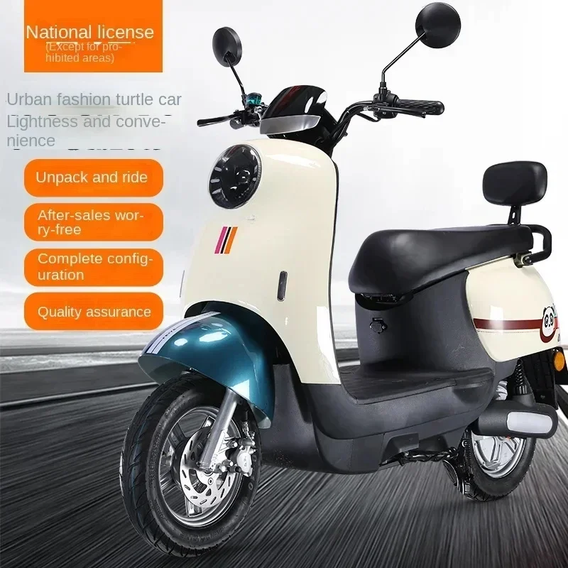 Electric Car New Electric Motorcycle 72V Battery Car 60V Scooter Two-Wheel Adult