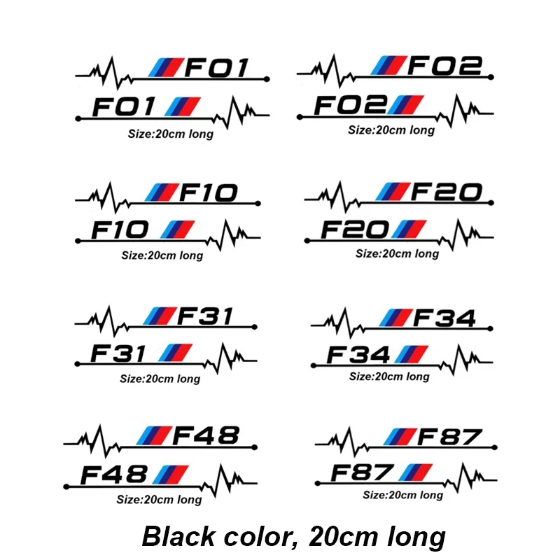 ملصق نوافذ السيارة لبي دبليو ، E30 ، E34 ، E36 ، E39 ، E46 ، E60 ، E70 ، E87 ، E90 ، F10 ، F20 ، F30 ، E84 ، F34 ، F01 ، F02 ، F31 ، f48 ، F87 ، 2 #5