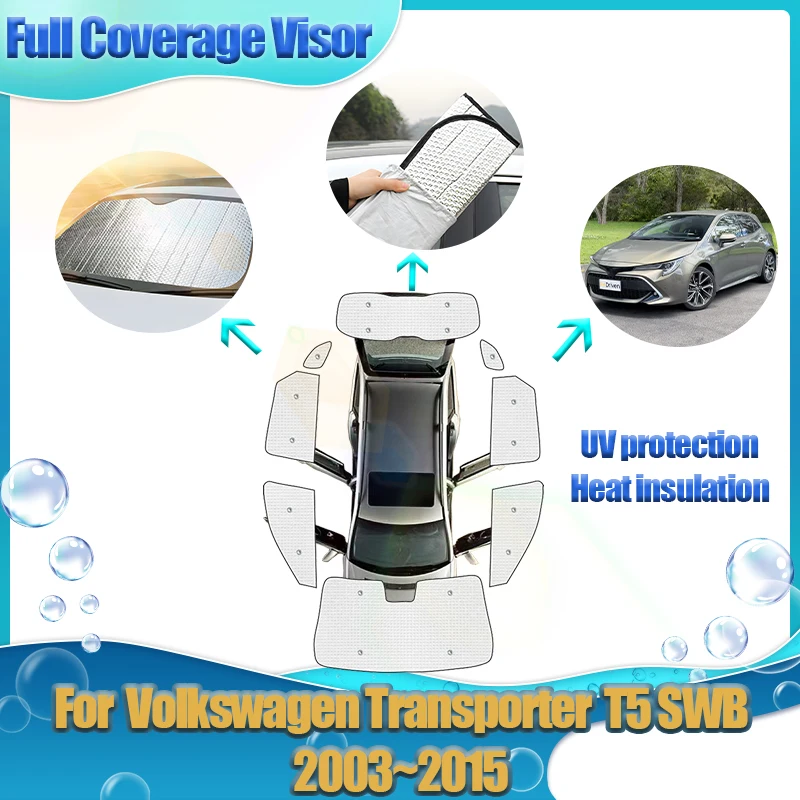 

For VW Volkswagen Golf 7 Sun Visor Accessories MK7 2013~2021 Shade Sunshades Window Anti-UV Thermal Insulation Car Accessories