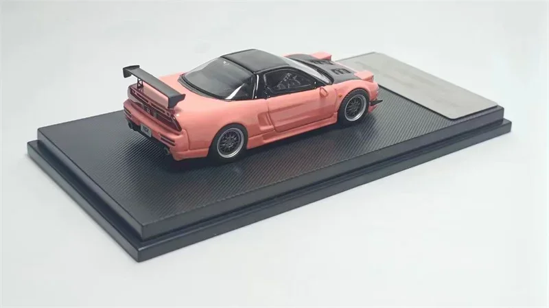 Modèle de voiture moulé sous pression, MC 1:64, NSX Na1, rose