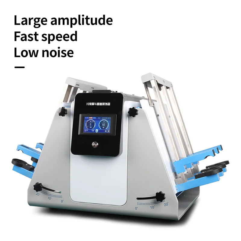 Vertical Oscillation Mixer Separatory Funnel Laboratory Testing Equipment with 1 Year Warranty Shaker 5-inch Color Touch Screen