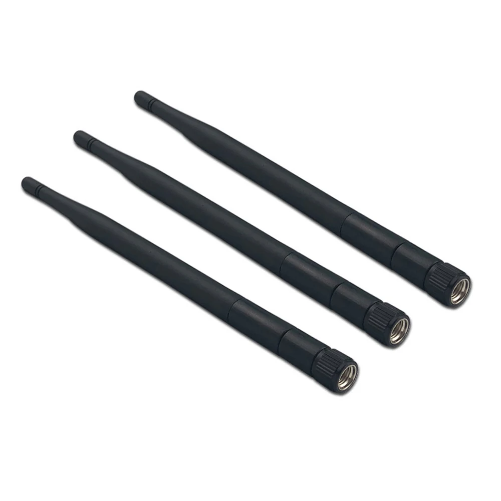 1 sztuka 2.4G 2400-2500 MHz 12DB antena męska SMA dookólna o wysokiej mocy karta sieciowa antena Wifi przez ścianę antena