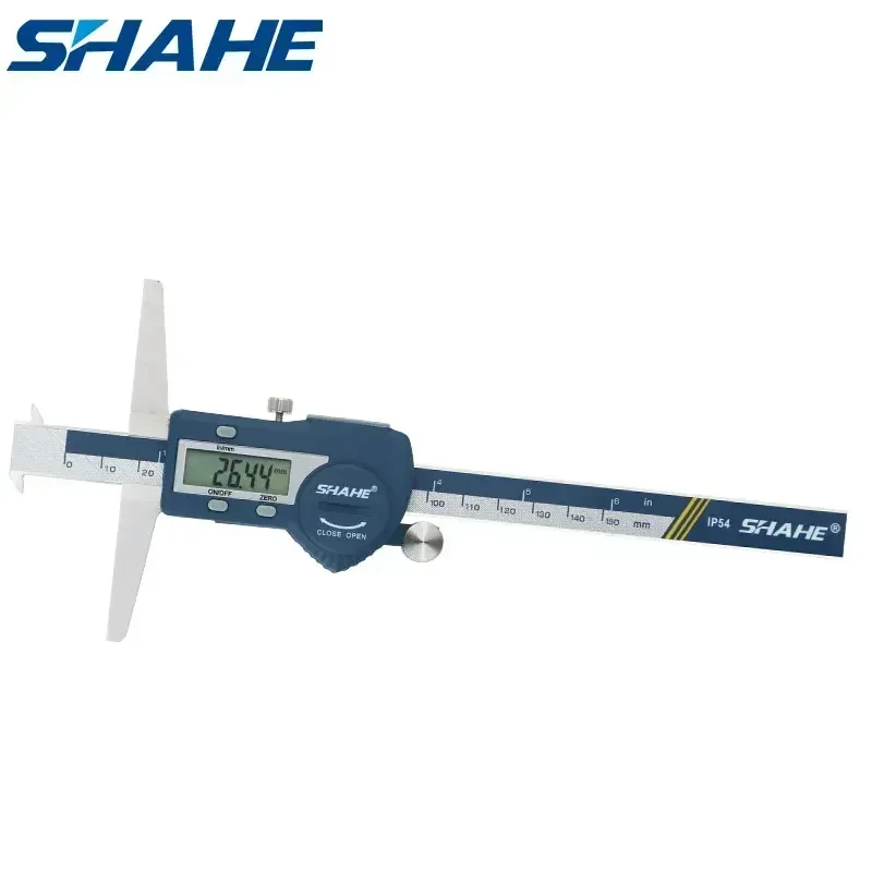 Shahe 0-150/200/300 mm Digital Micrometer Electronic Caliper Double Hooks Digital Depth Vernier Caliper Digital Caliper Tools