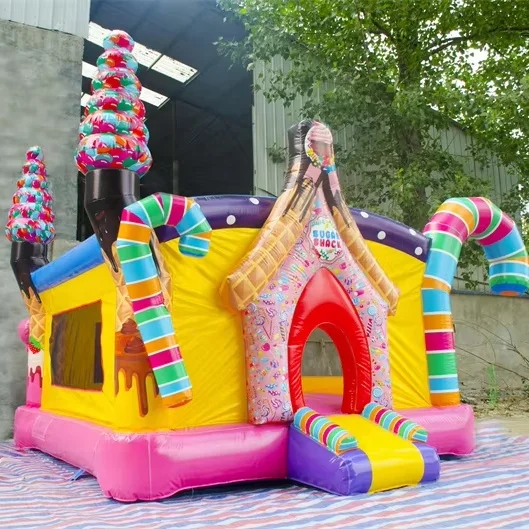 

Надувной батут-шар Candy House для улицы, прочный, устойчивый к непогоде, подходит для детских развлечений