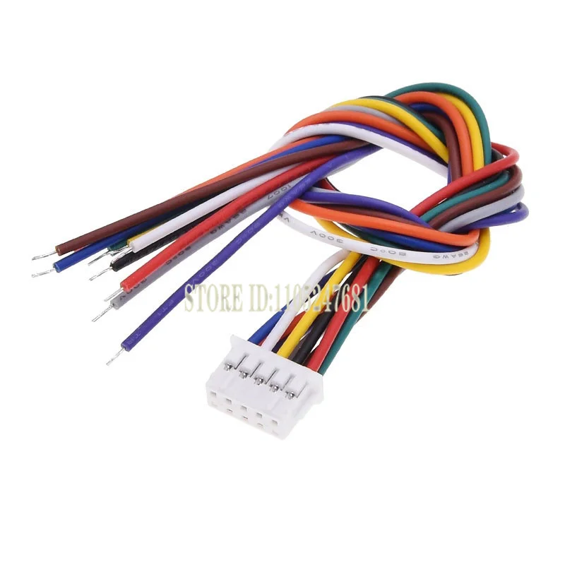 5pcs PHD2.0 2.0mm Pitch Double Row Terminal Cable 22/23/24/25/26/27/28/29/2*10P 1007-26AWG Single/Double End Electronic Wire
