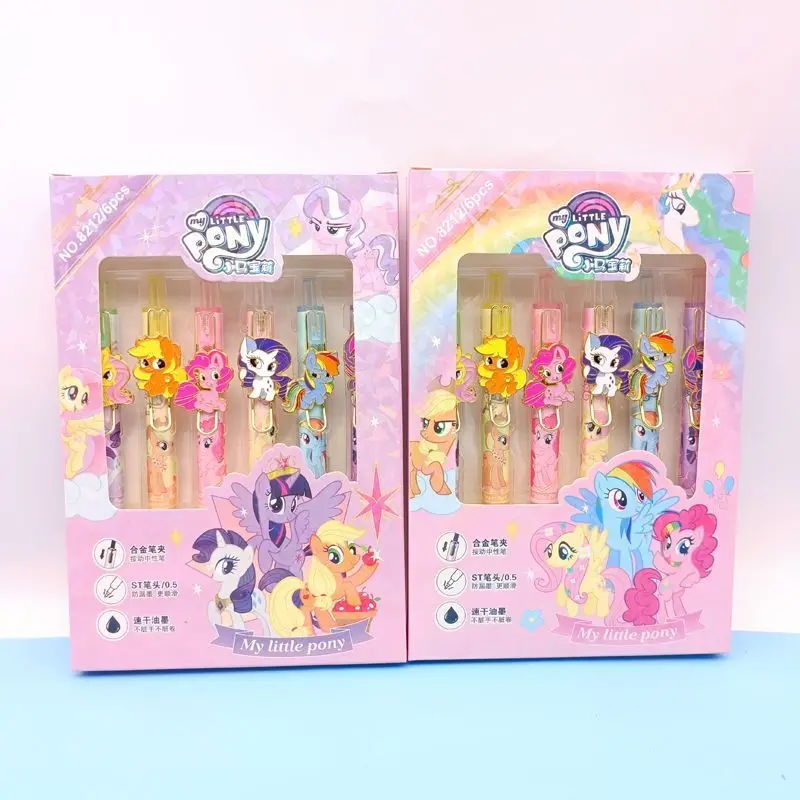 My Little Pony gel pen, high looks, trendy for writing and doing exercises, cute click black pen, perfect as a gift for friends - view 6
