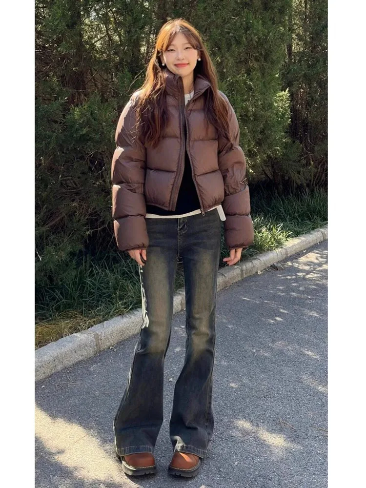 

Широкие джинсы с высокой талией, женские летние облегающие эластичные утягивающие брюки длиной до пола, хлопковые эластичные джинсовые брюки