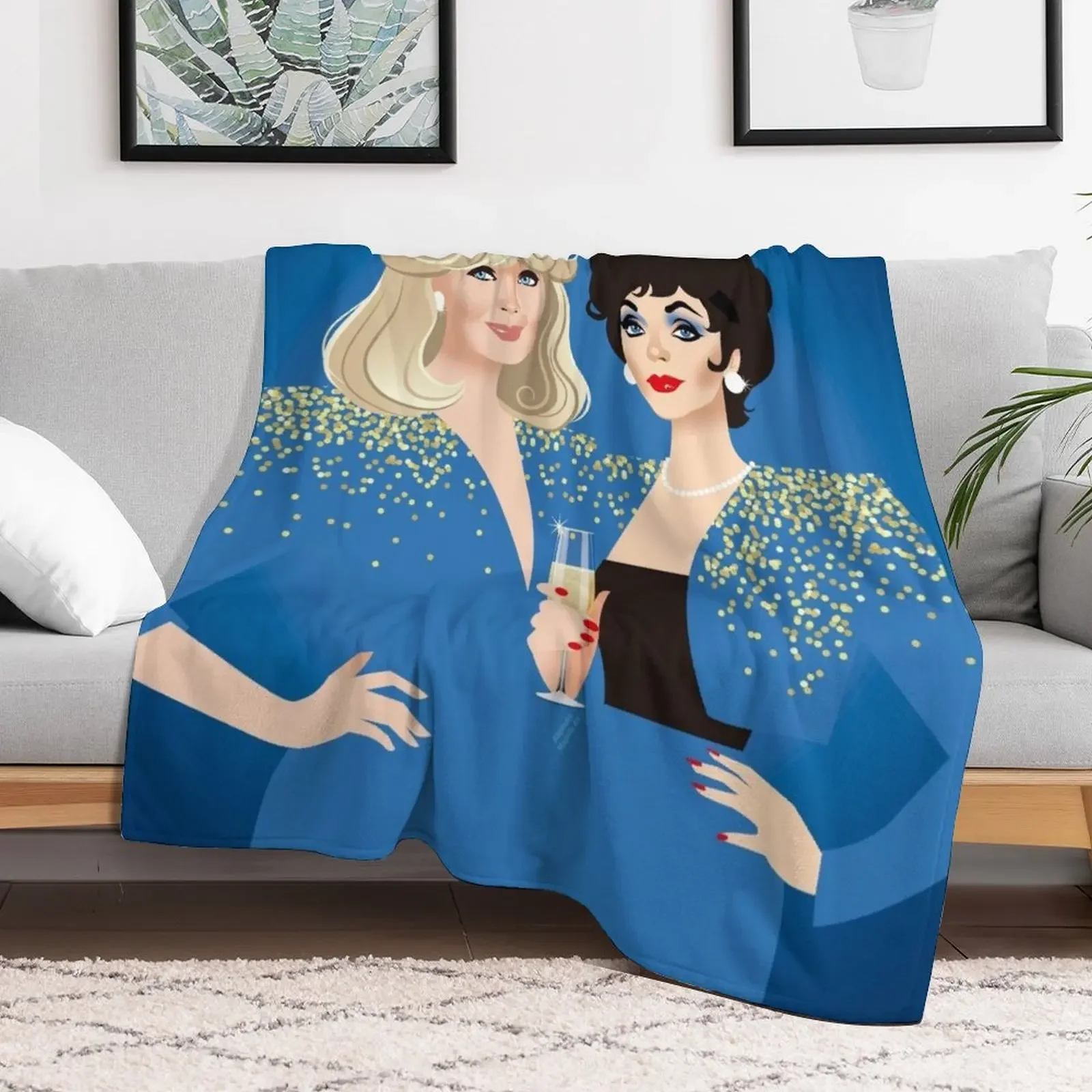 Frenemies Throw Blanket Summer Decoratives Comforter Blankets