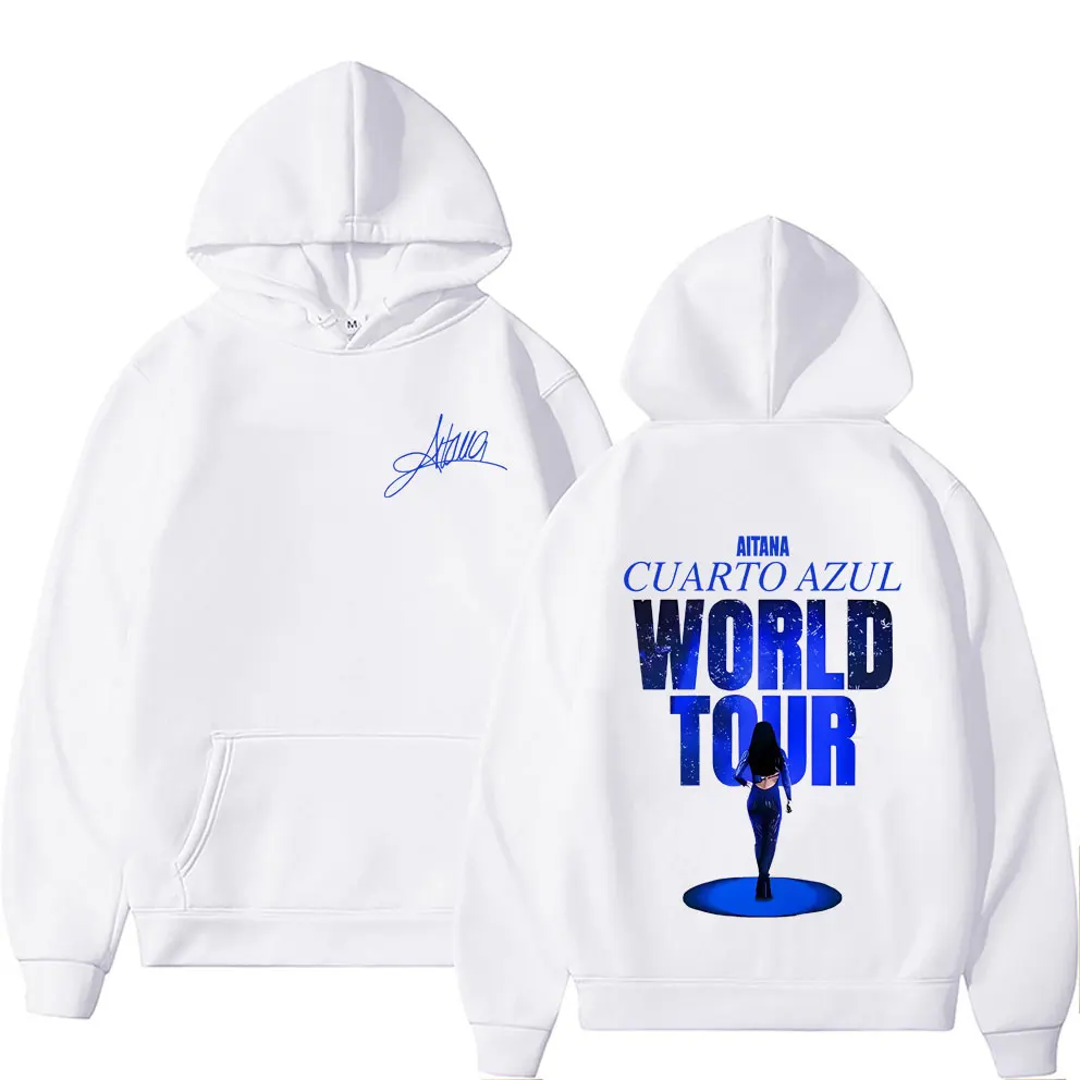 

Singer Aitana Graphic Hoodie Fans Gift CUARTO AZUL World Tour 2026 Merch Sweatshirt Men Women Fashion Casual Oversized Hoodies