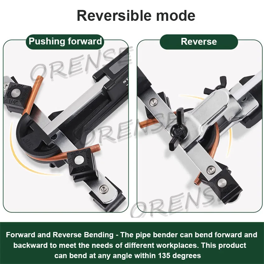 ST-R999 Combined Pipe Bender 6-22mm Positive and Negative Pipe Bending Copper and Aluminum Pipe Manual Pipe Bender