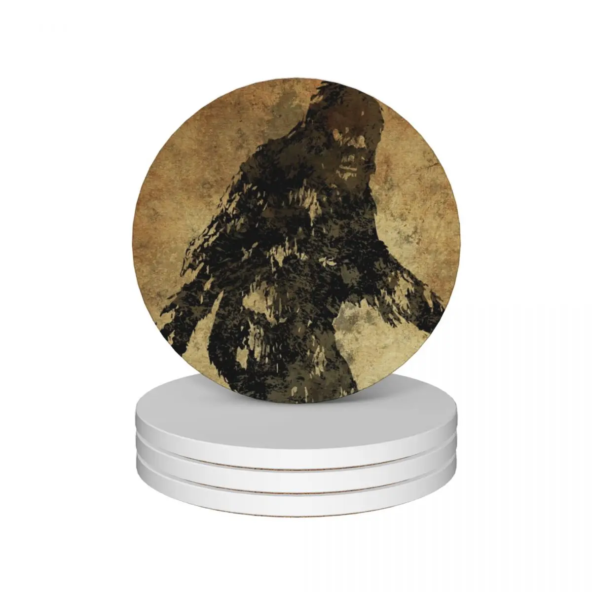 

Sasquatch Ceramic Coasters (Set of 4) coffee christmas tea mat for dishes Coasters
