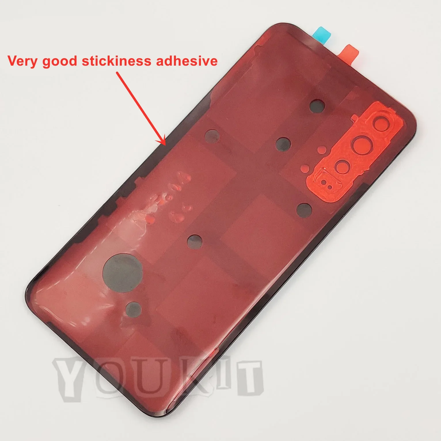 Glass Battery Cover For Huawei Honor 20 Pro Hard Back Door Lid Rear Housing Panel Case + Camera Lens + Adhesive Glue