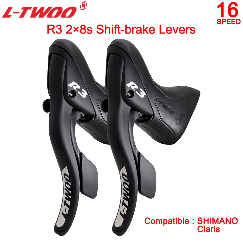 

LTWOO R3 2X8 16 Speed Road Bike Shifter Brake Lever Kit 8s 8v Road Bicycle Derailleurs Lever Compatible SHIMANO Claris Part