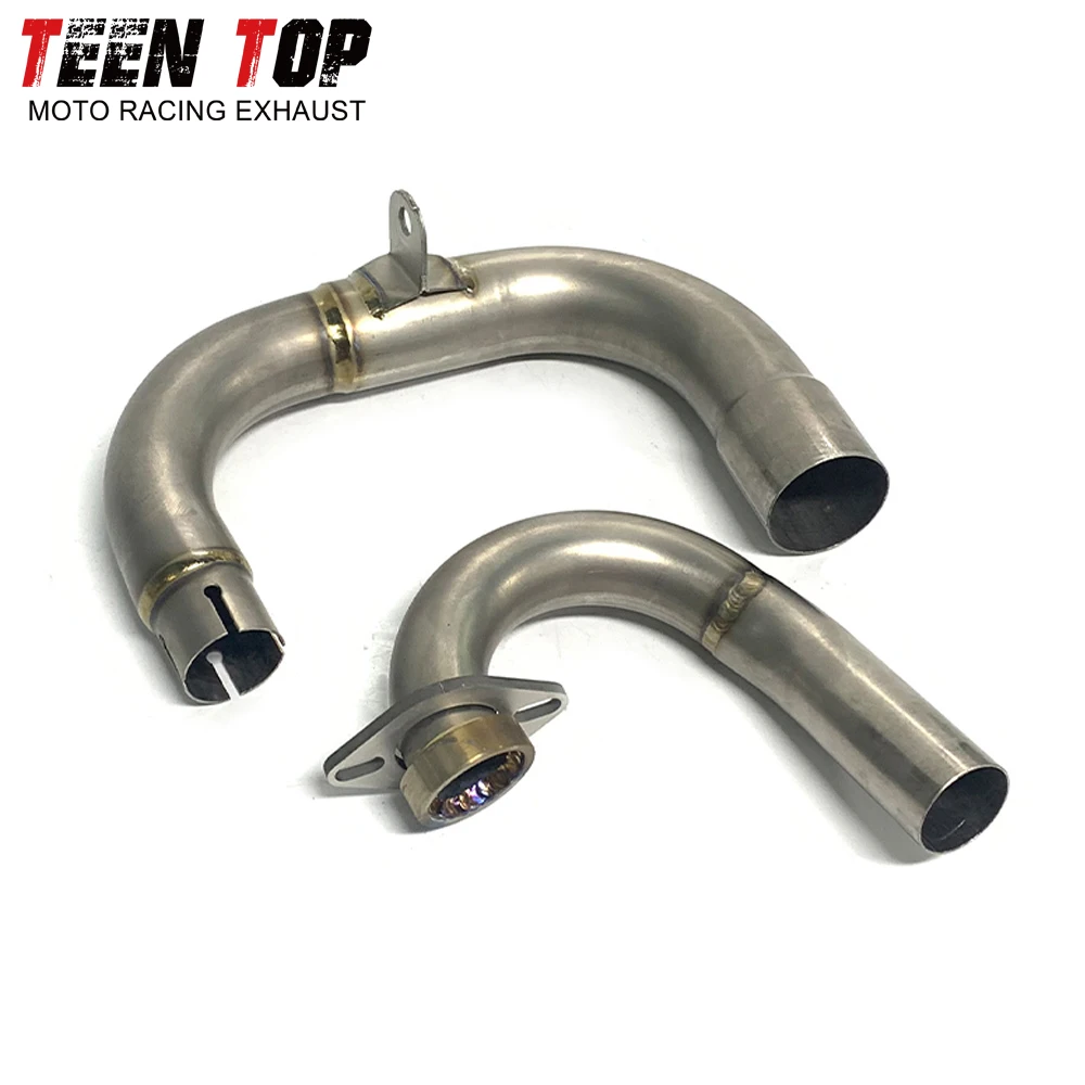 Motorcycle Exhaust Pipe Front Link Escape Muffler Slip on For YAMAHA YZ250F YZF 250 WR250F Exhaust Header Link Pipe 2020-2024