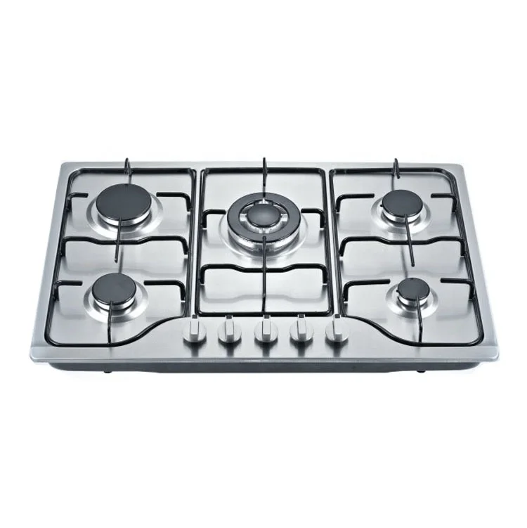 5 バーナーガスストーブ LPG/Ng キッチン調理器 5 鋳鉄バーナーガスストーブ