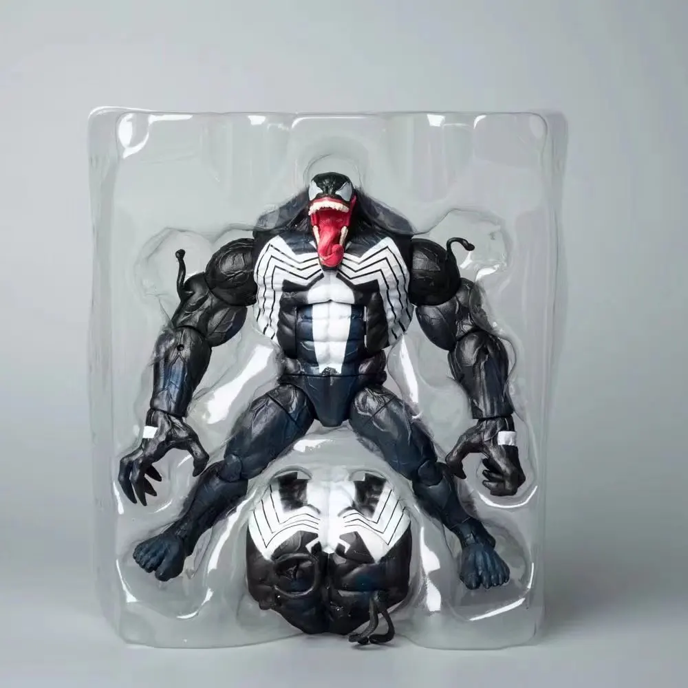 Marvel Avengers Legends Series Character Venom Comic Version PVC Action Figure Model Toys 20cm