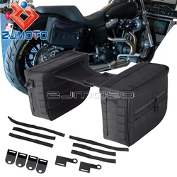 Luggage Saddlebag Storage Tool Bag Motorbike Travel Knight Rider Side Pannier Saddle Bag For Harley Sportster XL883 XL1200 Dyna