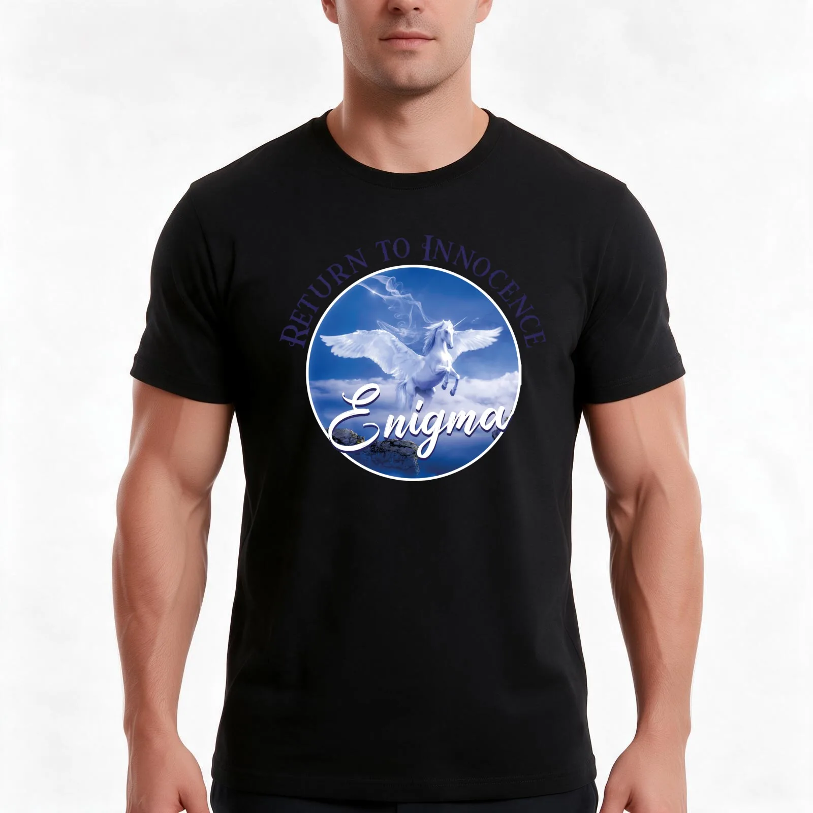 Return to Innocence T-Shirt, Summer Casual Cotton Tee, Oversized Streetwear Tops, Vintage Graphic Print, Loose Fit Short Sleeve