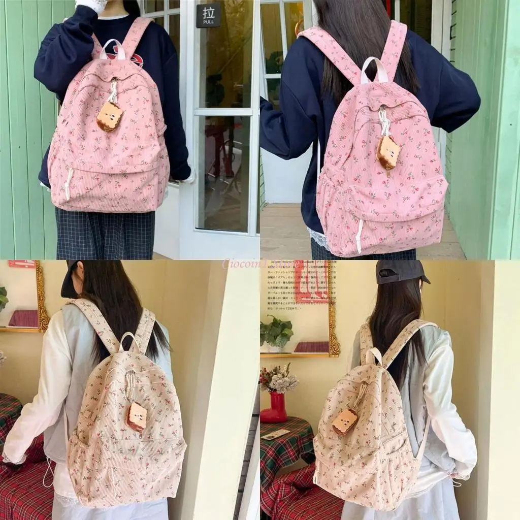 

Y1ub рюкзак рюкзак цветочный принт рюкзак для школьной сумки эстетический рюкзак для подростков