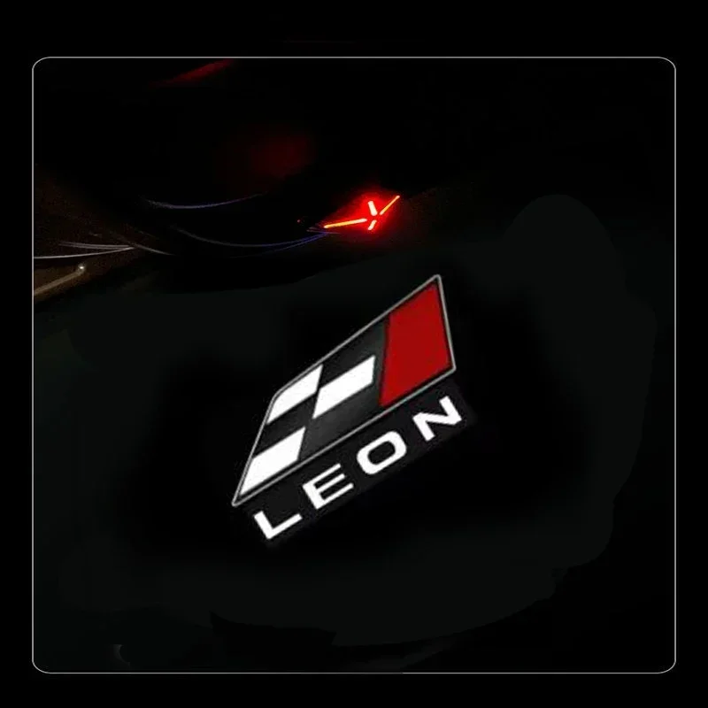

Car LED Laser Projector Sign Light Wireless Lasercon Light for SEAT Leon Alhambra Toledo Car Welcome Logo Lights Car Accessories