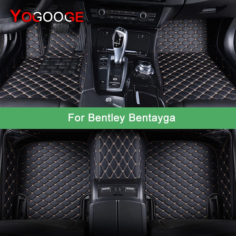 

YOGOOGE Custom Car Floor Mats For Bentley Bentayga Auto Carpets Foot Coche Accessorie