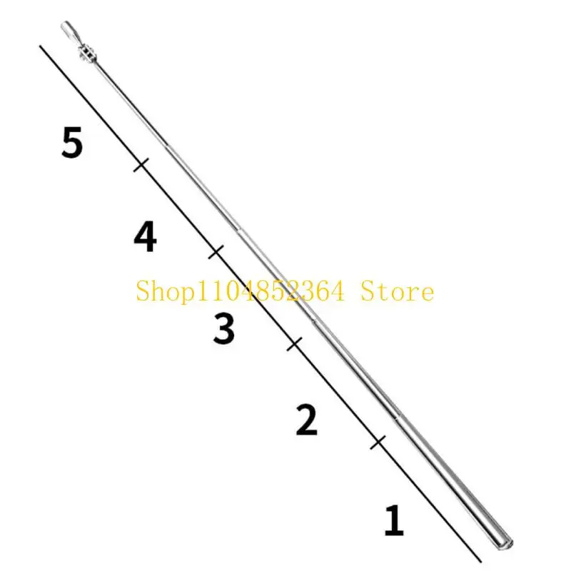 652F Collapsible Bendable Head Pickup Sweeper Device Heavy Duty 1.5lb Metal Collector