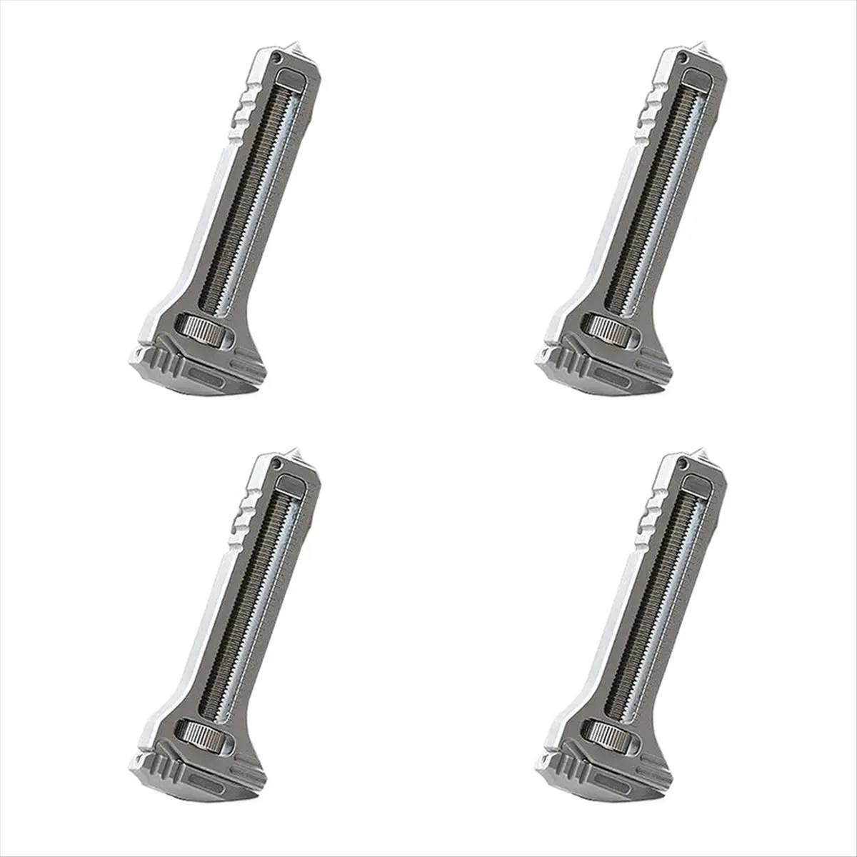 4pcs Mini Bottle Opener Wrench Rustproof Multi Tool Wrench Adjustable Multi -functional tool alloy