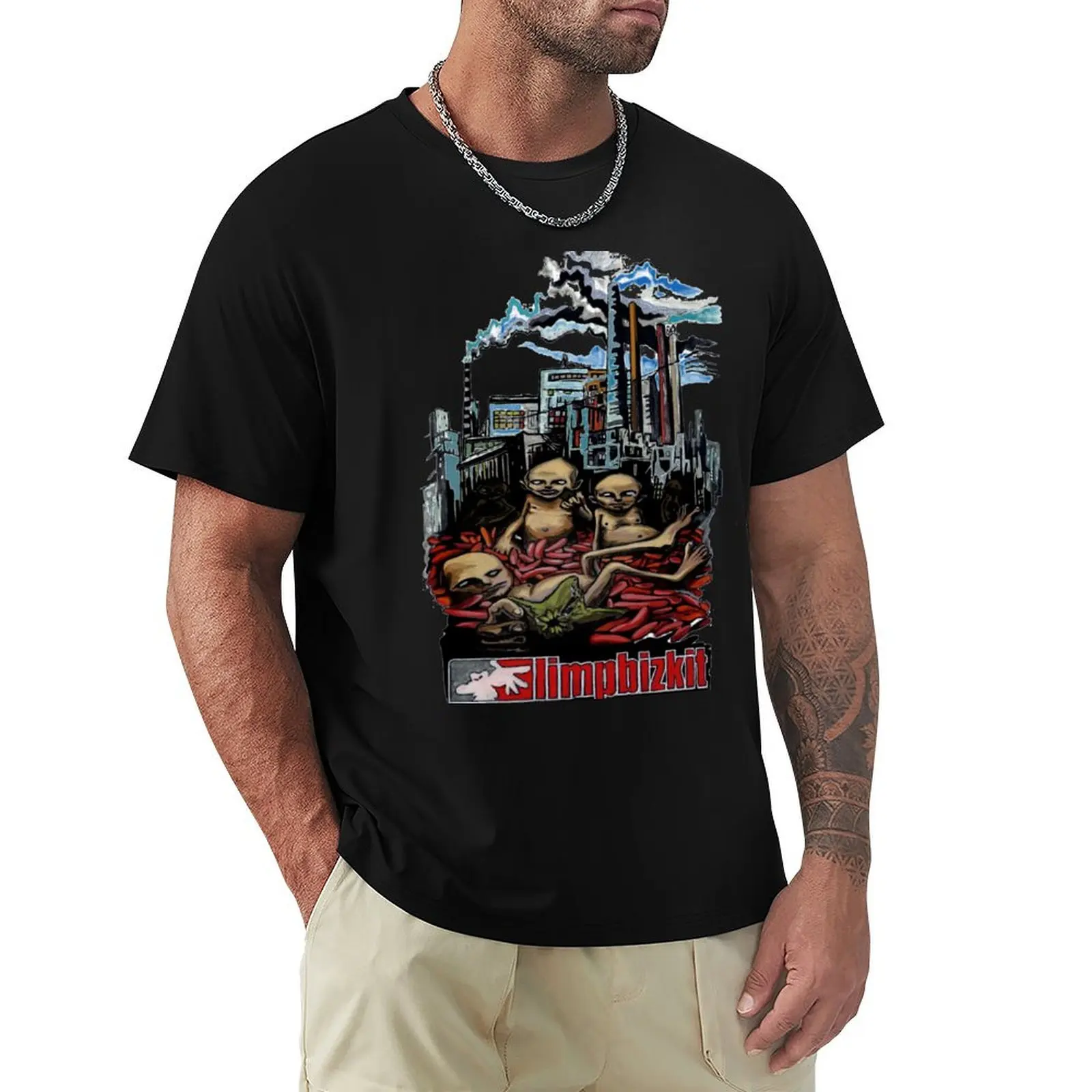 

Limp Bizkit T-Shirt shirts graphic tees summer clothes blue archive custom t shirt heavy weight t shirts for men