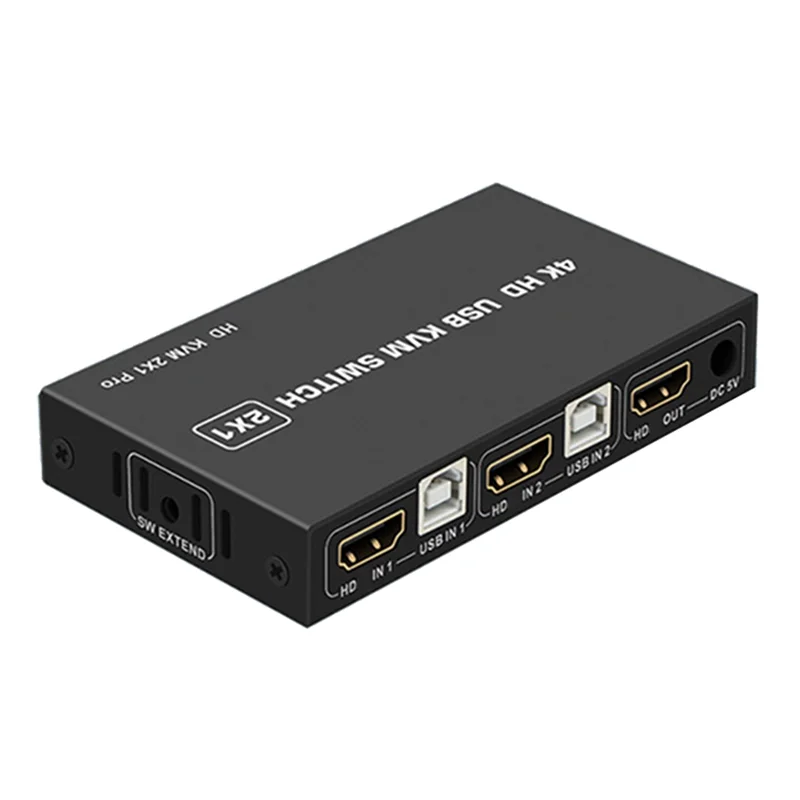 -مفتاح USB KVM متوافق مع 3 منافذ -شاشة مشاركة وحدة التحكم المكتبية المتوافقة 4K 60HZ