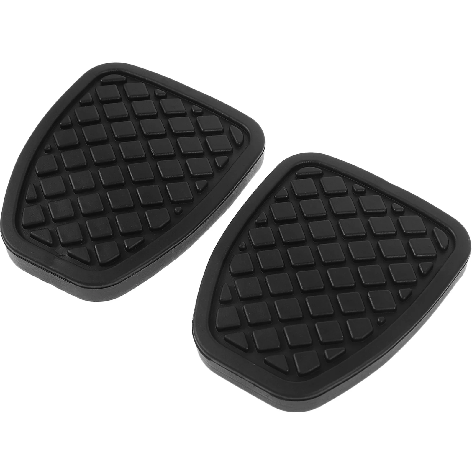 

2Pcs Clutch Brake Pad Replacement Nonslip Easy Install Maintain Clean Interior Clutch Pedal Pad Car Brake Pedal Pads