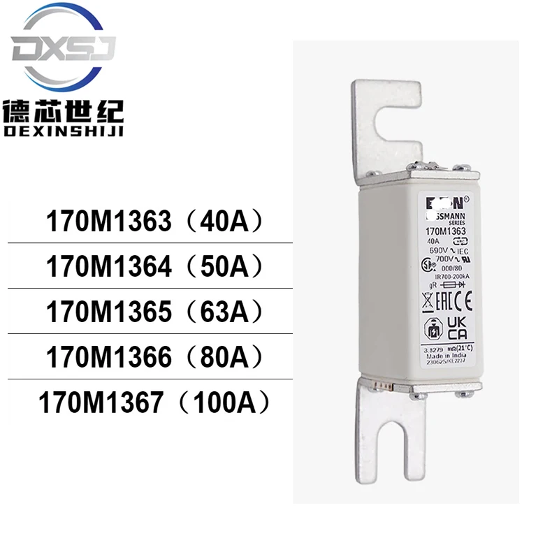 170M1363 170M1364 170M1365 170M1366 170M1367 Fuse 40A 690V gG Low Voltage Fuse Circuit Protection