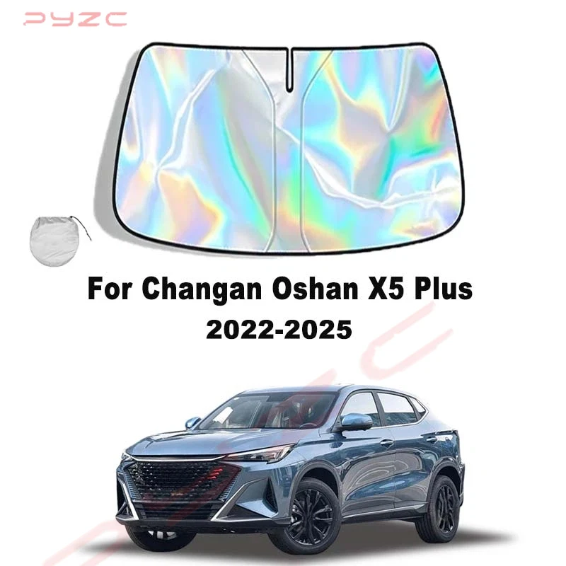 

For Changan Oshan X5 Plus 2022-2025 Car Windshield Sunshade Cover Front Window Sun Shade Visor Auto Interior UV Protection