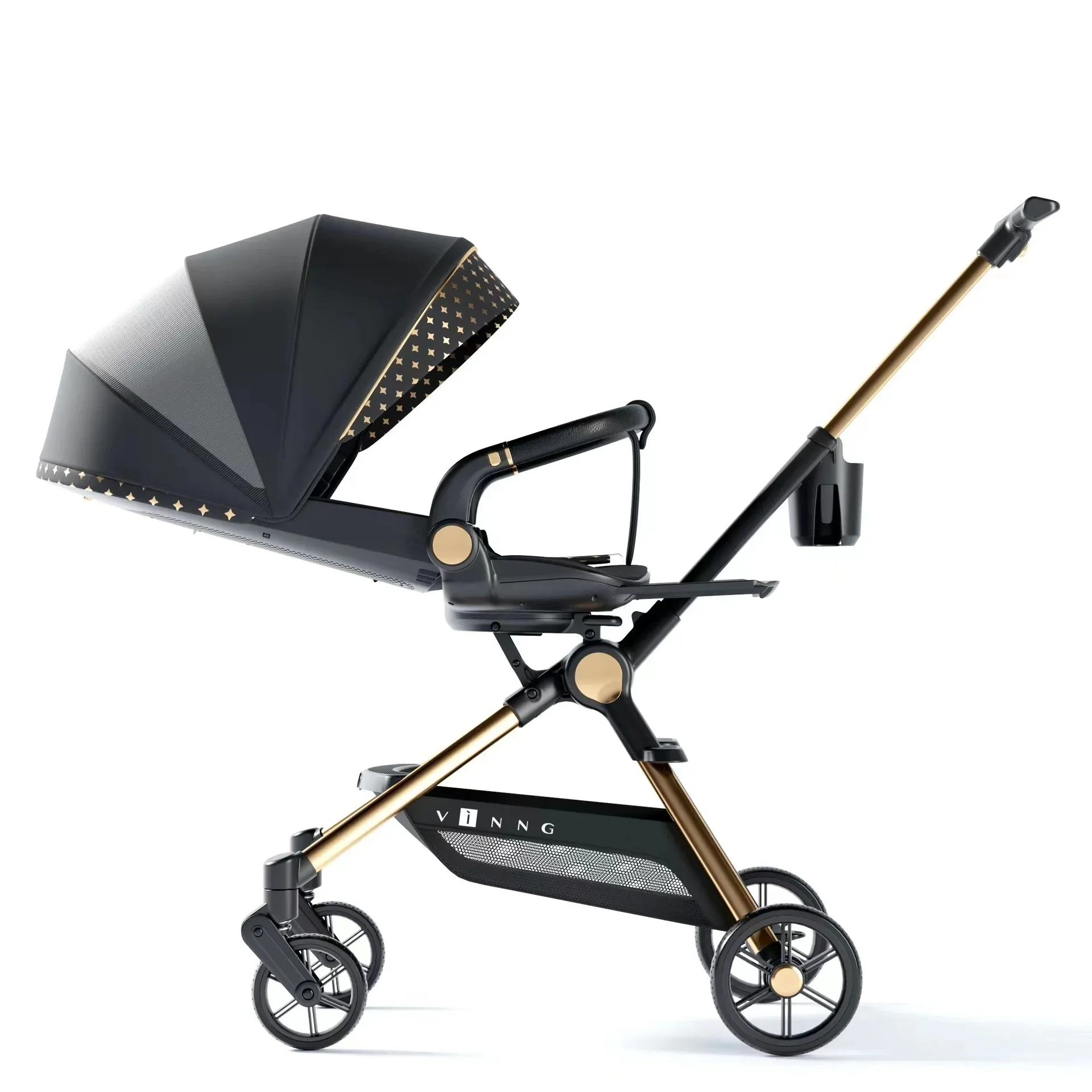 

Baby stroller can sit lie down light urinate carry two-way baby stroller fold high landscape baby stroller