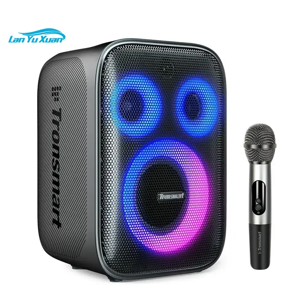 

Portable Party Speaker New Party Portable Super Bass Speakers Blue Tooth Led Smart Subwoofer Fm Speaker With Microphone