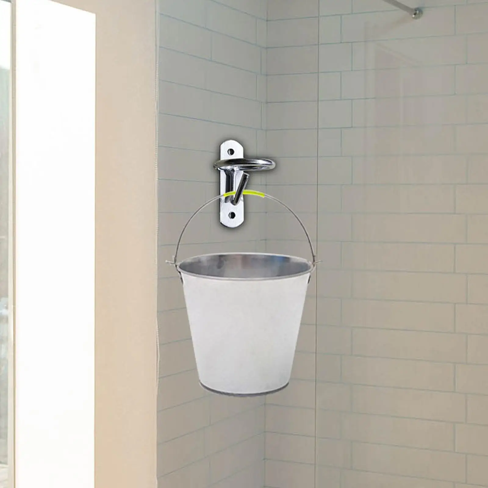 2x الفروسية دلو هوك شماعات جدار جبل الثقيلة قوية تحمل دلو أصحاب الحصان كشك مستقر مزرعة لوازم