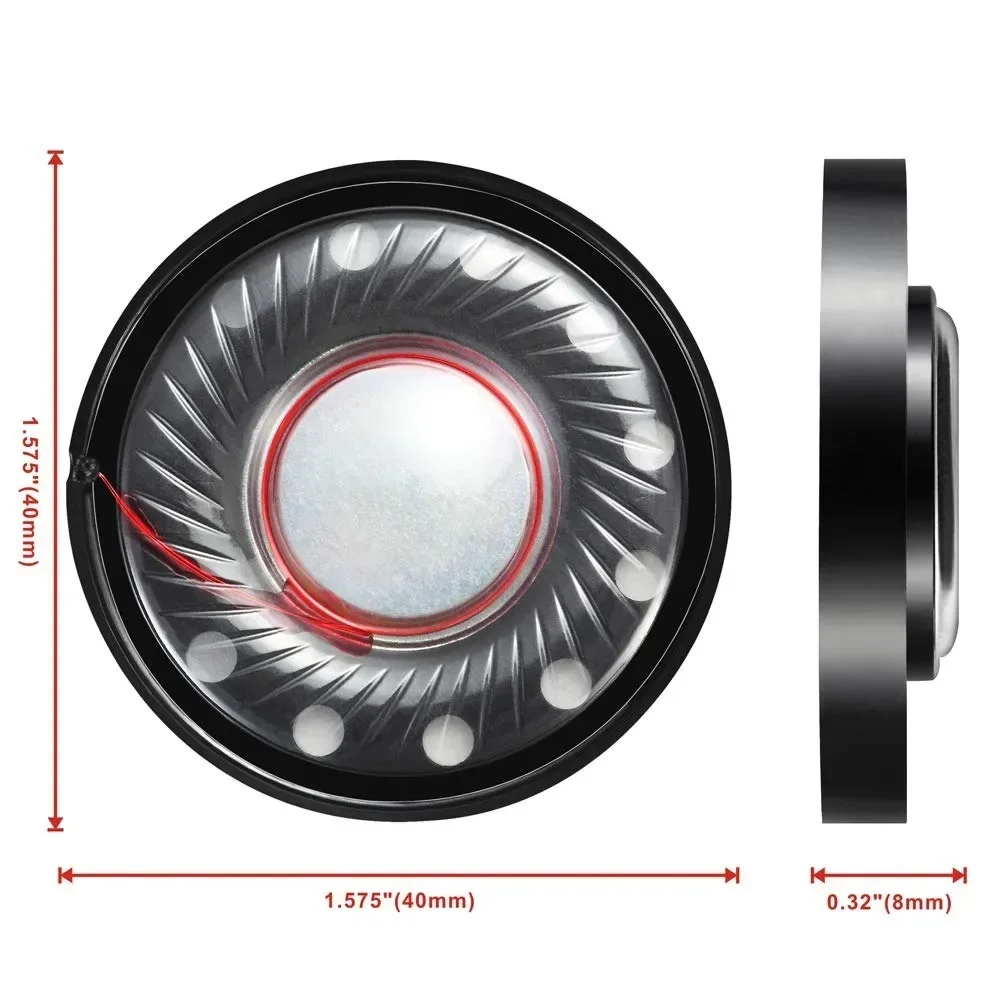 DIY 40mm Replacement Speaker Unit Driver Repair Parts For Bowers & Wilkins B&W PX PX8 P9 P7 P5 Headphones