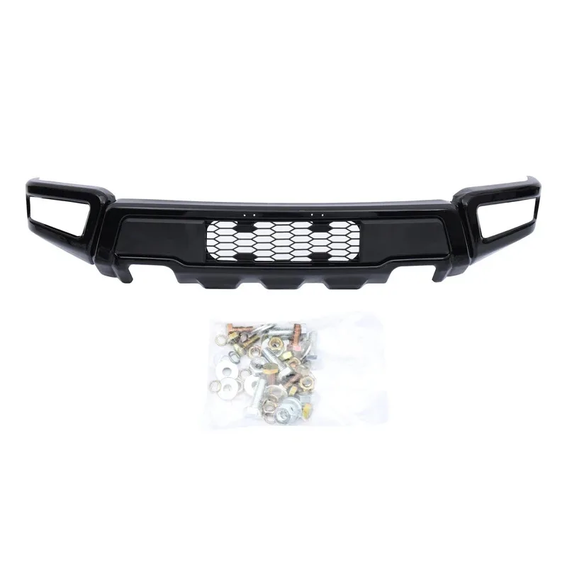 

Black Raptor Style Steel Front Bumper Cover , 18-20 Models