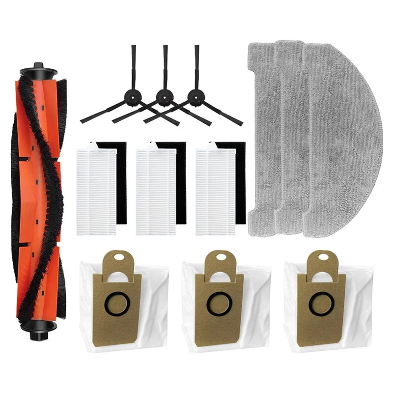 Per Imou RV1 Pro, Imou RV1 Pro Max Robot Accessori per aspirapolvere Spazzola principale Filtro Hepa Straccio Sacchetto per la polvere Parti di ricambio A