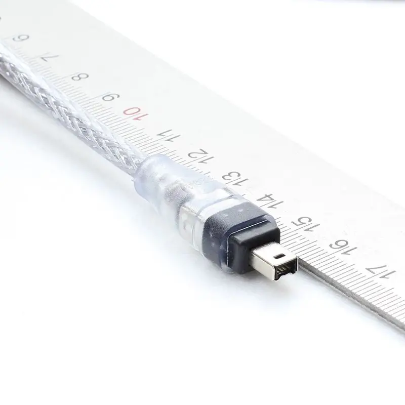 1,5 м IEEE 1394 Firewire USB «папа» на 1394 4P «папа» Кабель для подключения данных DV Кабель для передачи данных подходит для старых камер Sony и т. д.