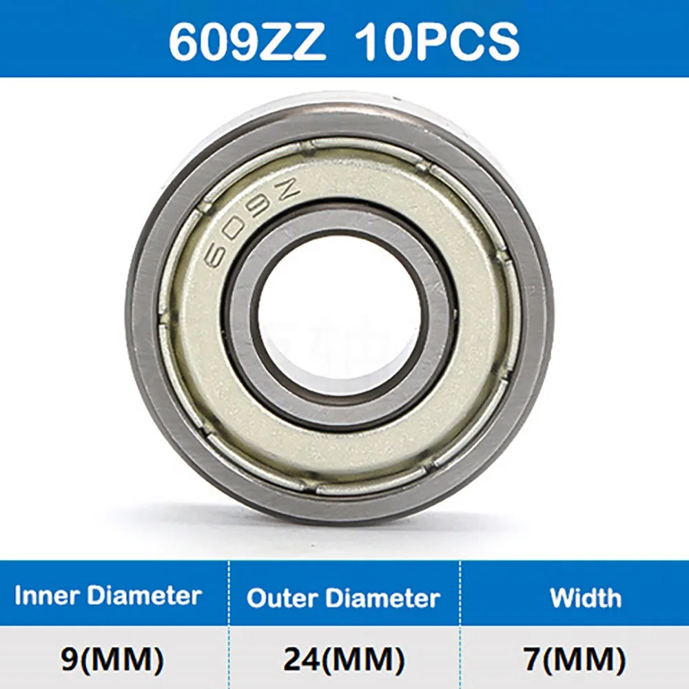 

New Double Shielded Ball Bearings 609ZZ 6000ZZ 6000RS Metal Bearing 608ZZ 608RS 6001ZZ 6001RS Deep Groove bearing