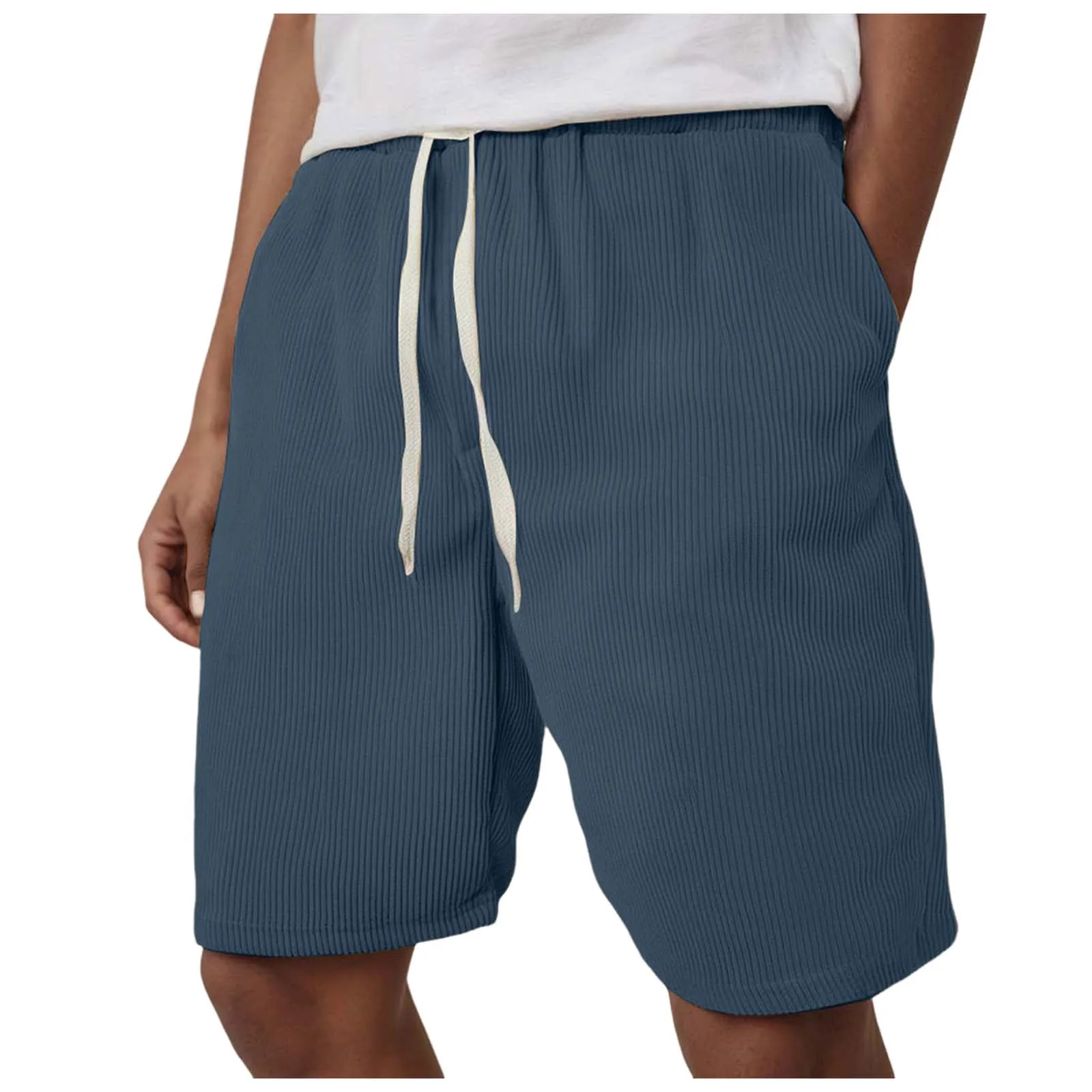 Aped Shorts شورت رجالي ريترو سروال قصير أزياء من الدانتل حتى بلون كبير الحجم شورت غير رسمي بريق رغوة ستار #6