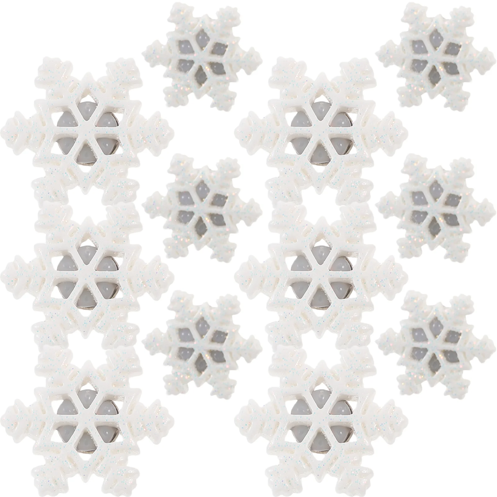 

30 Pcs Christmas Decoration Pushpin Thumbtack Decorative Thumbtacks Winter Wall White for Office Clear