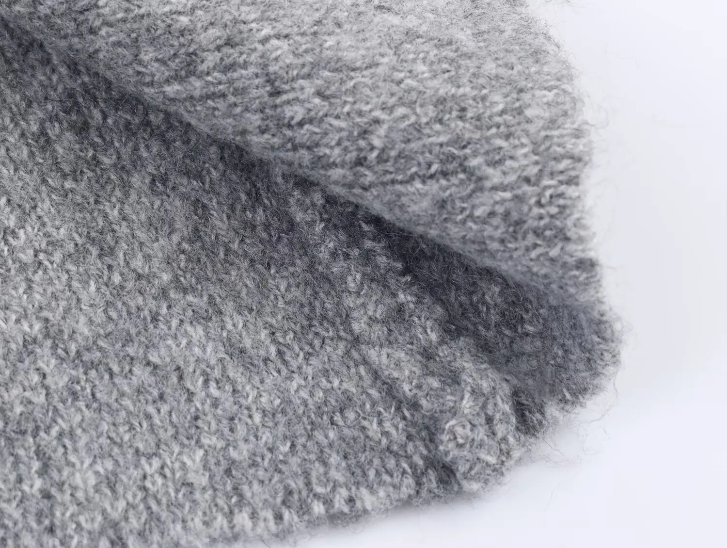 2025 New Women's Clothing: European and American Style Fashion Knitted Slit Loose Sleeve Round Neck Coat