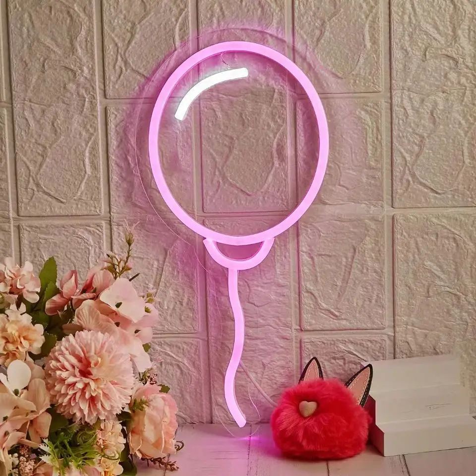 

Светодиодный неоновый светильник-шар Chi-buy с питанием от USB, неоновая вывеска-ночник, подходит для спальни, свадьбы, Хэллоуина, Дня благодарения, Рождества