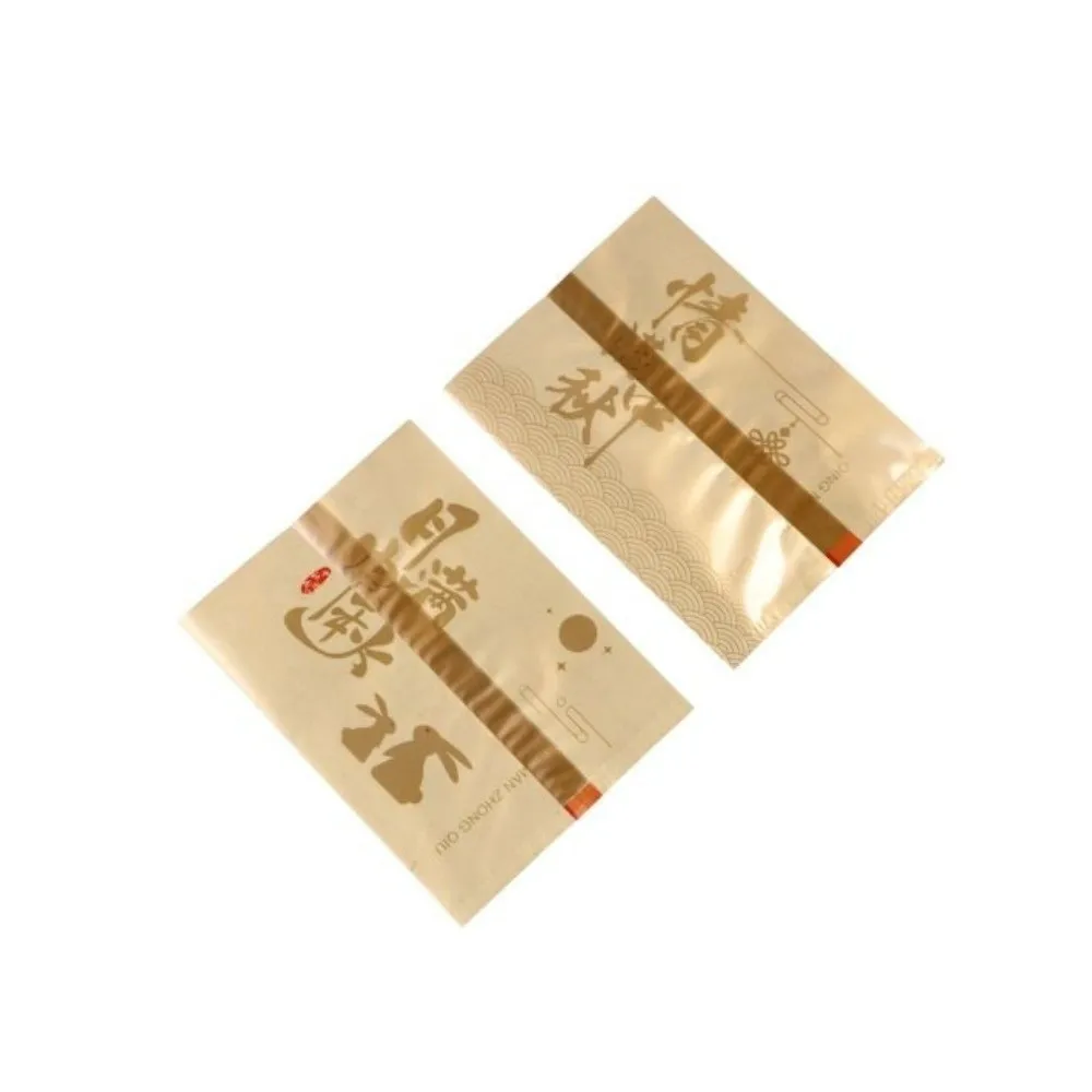 Paquete de 100 Bolsas de Embalaje para Pasteles de Luna Estilo Chino, Bolsas de Plástico a Prueba de Humedad para Regalos Hechos a Mano, Bolsas de Embalaje para Galletas de Grado Alimenticio